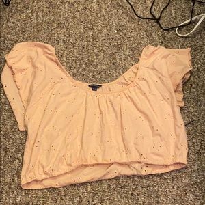 short sleeve crop top